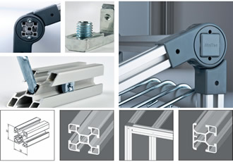MiniTec launches new mini-sized framing profile and matching component range - for smaller machines and structures